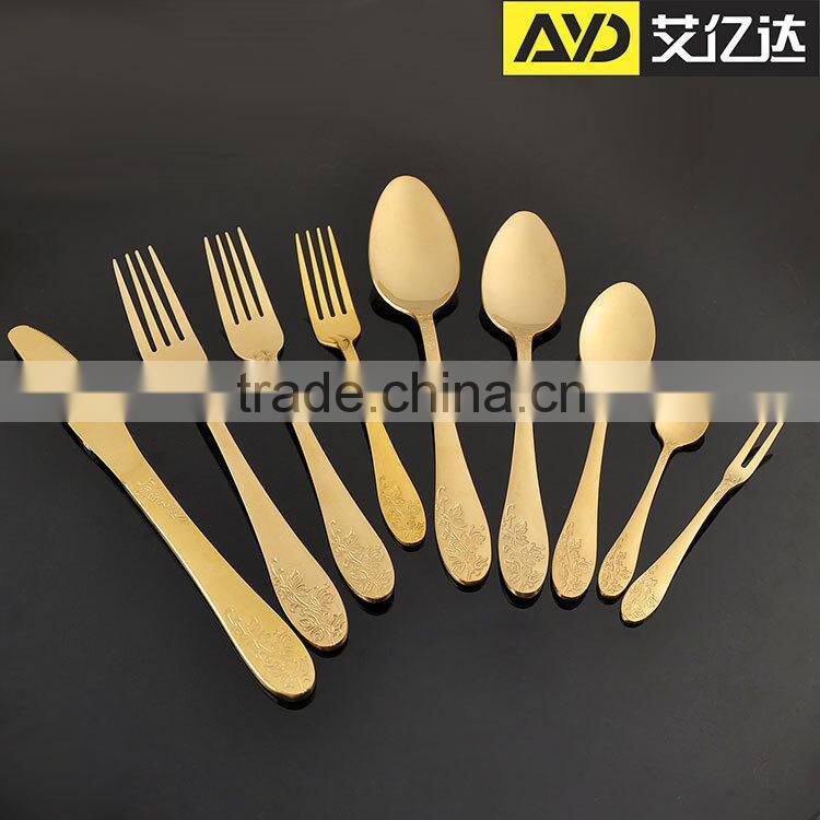 18/10 stainless steel flatware , nternational stainless steel flatware , gold plated flatware