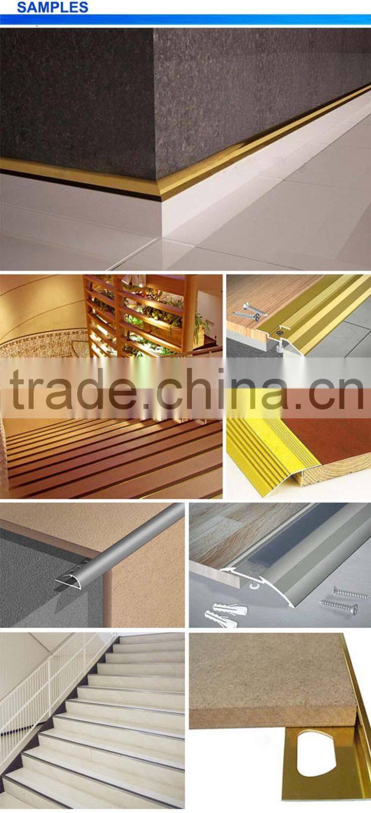 Wholesale Price Polished A Variety Of Colors Aluminium Trim For Tile