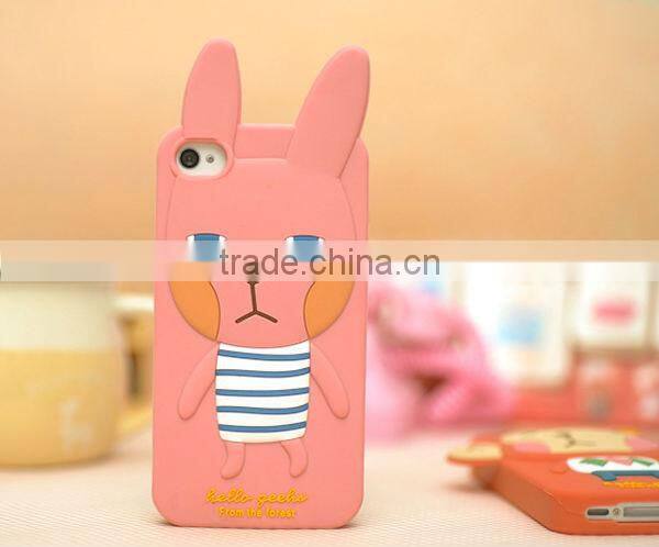 Silicone Cartoon Case for iPhone 5 Forest Series