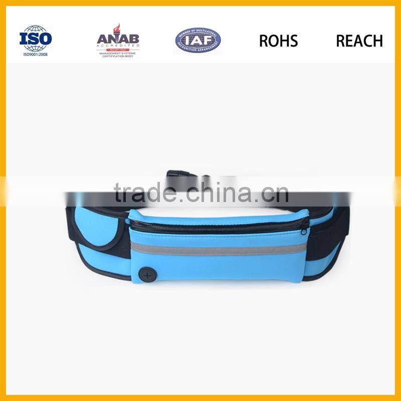 2016 Trendy Men and Women Cycling Waist Bag with Earphone Output Socket