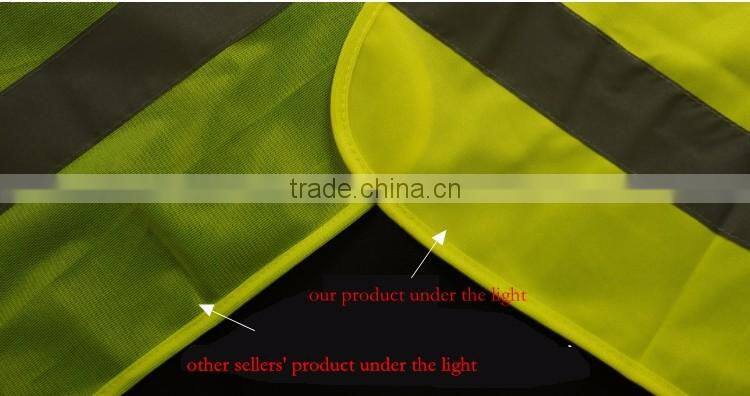 WDM High Visibility Warning Reflective Traffic Safety Vest Construction Clothing Yellow Color
