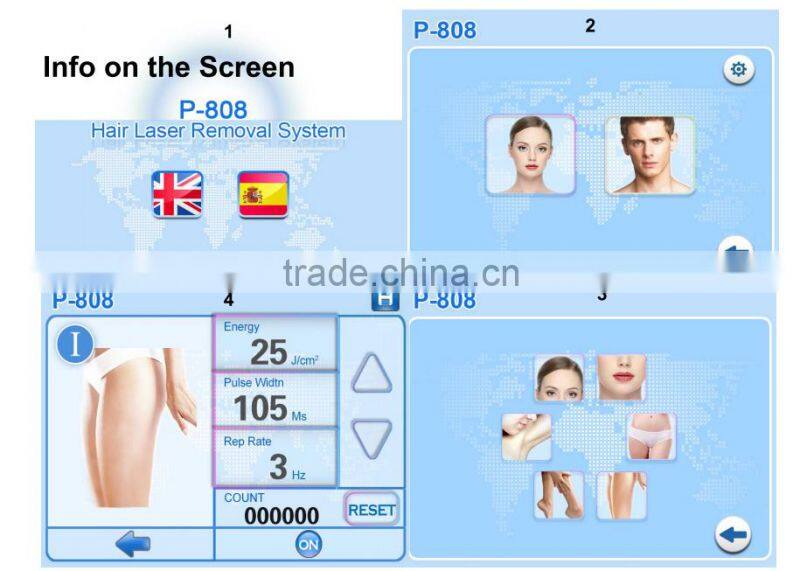 China beauty salon equipment 808nm laser hair removal machine 808 diode laser beauty equipment