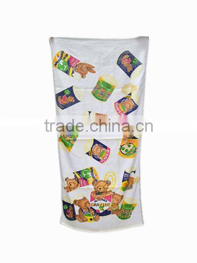 100% cotton bear printed tea towel with competitive price