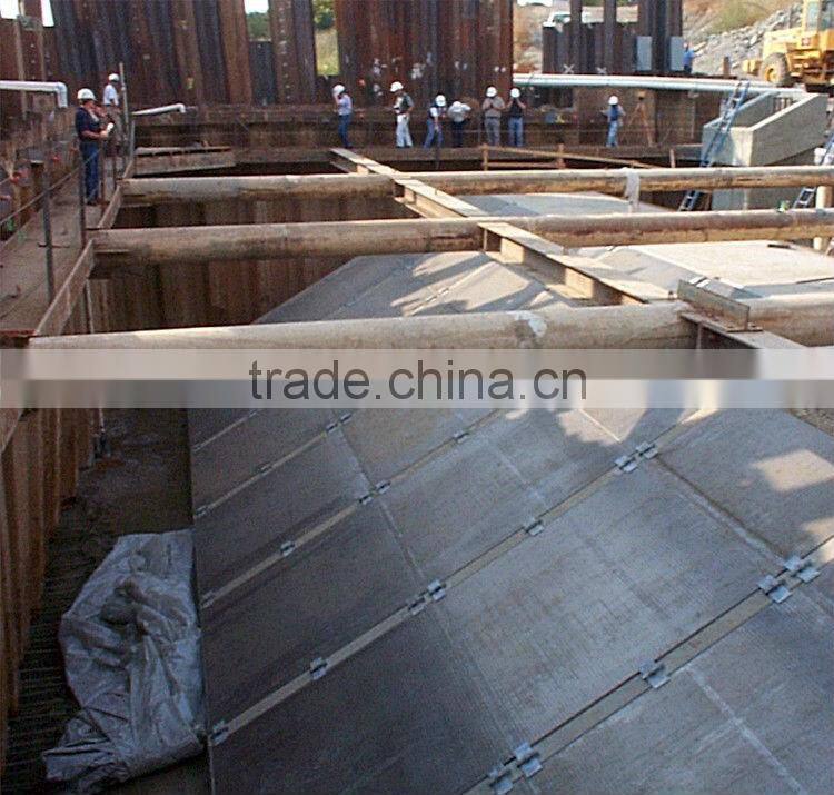 Supporting frame reinforced filtering particles Johnson screen panel