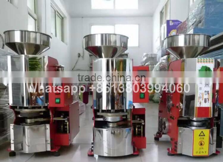 High quality and humanized control panel mini rice cake machine