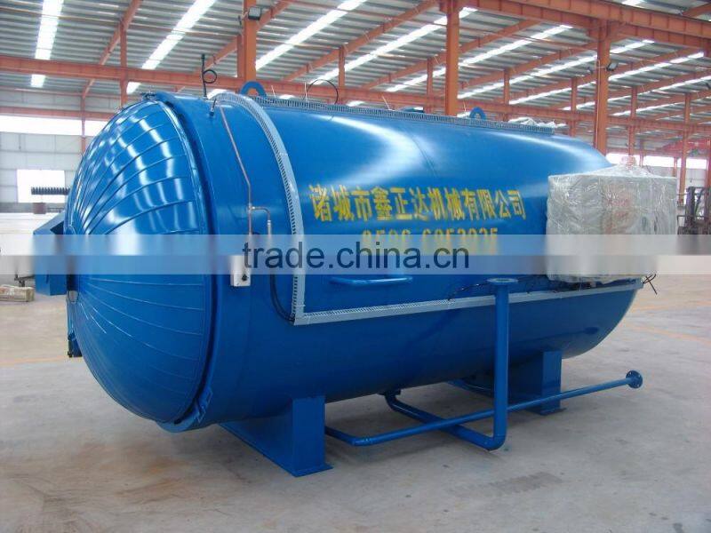 CE certificate autoclave for rubber price
