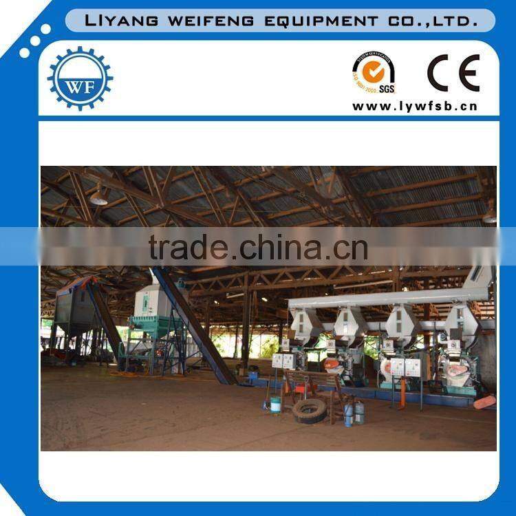 CE sawdust straw hay pellet making machine line
