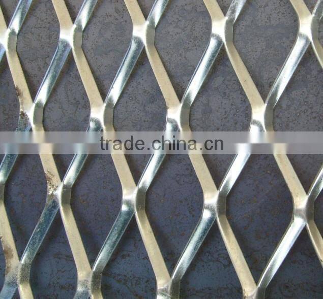 Anodized Aluminum Expanded Metal Mesh / Aluminum Decorative Expanded Metal Mesh (ISO9001/BV Certificate)