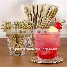 Laser engraved Bamboo skewer