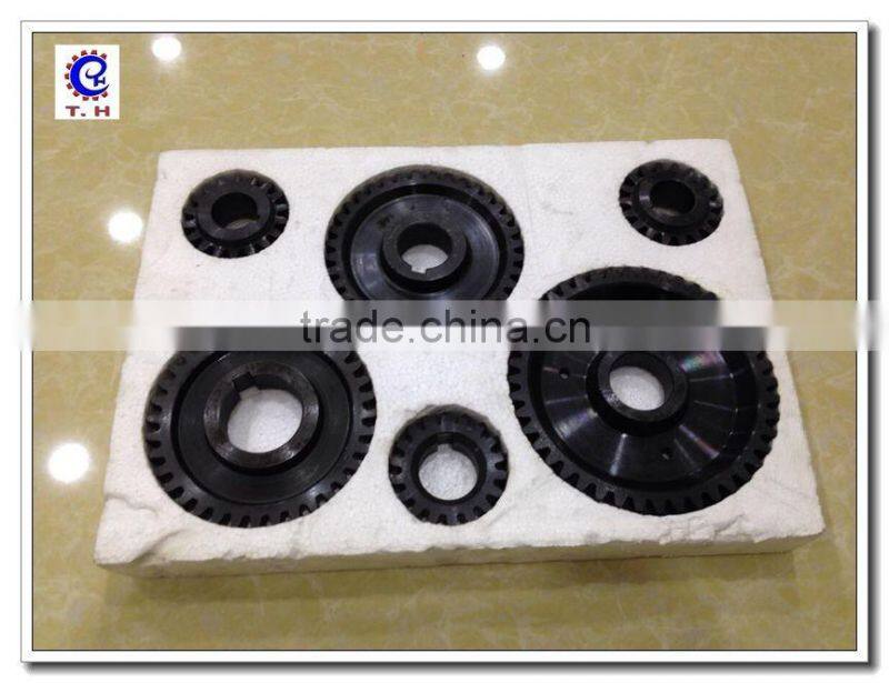 Black gear set with different models IS09001