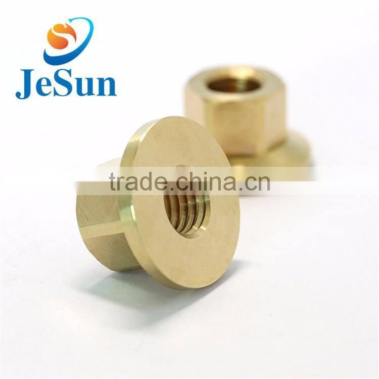 Made in china hex brass nut,cnc brass lathe turning