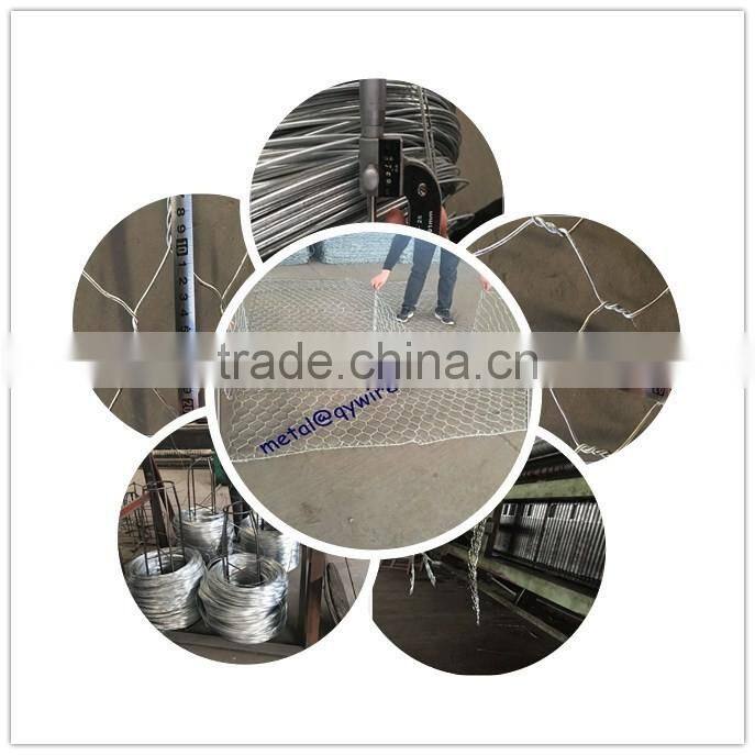 Hot-dip galvanized gabion box price with low carbon steel wire