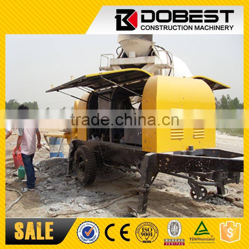 HBTS60B Trailer Mounted Concrete Pump 60m3/h