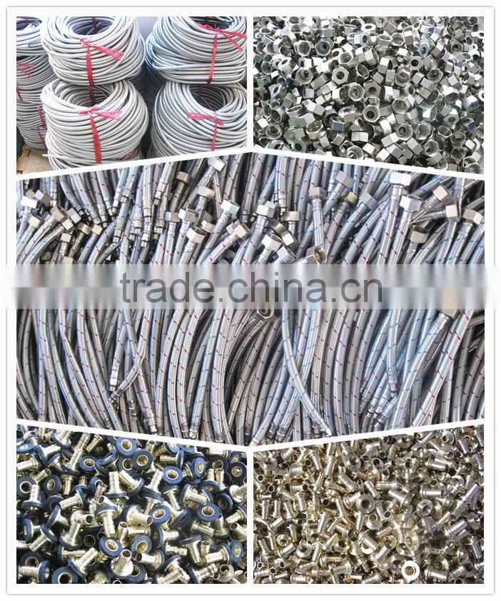 Doflex 2015 new fashion Stainless Steel 304 Flexible Braided Hose 1/2 inch x M10x1