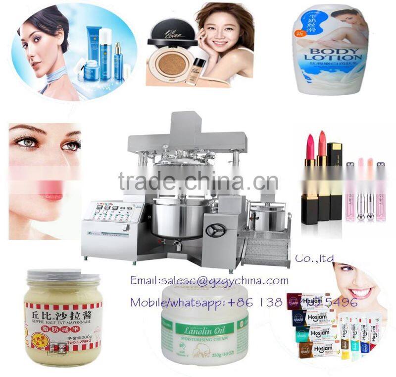 high shear stainless steel vacuum emulsifying mixer with CIP function