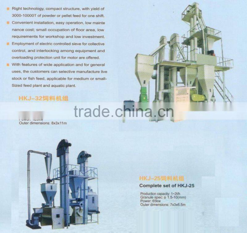 Feed processing machinery