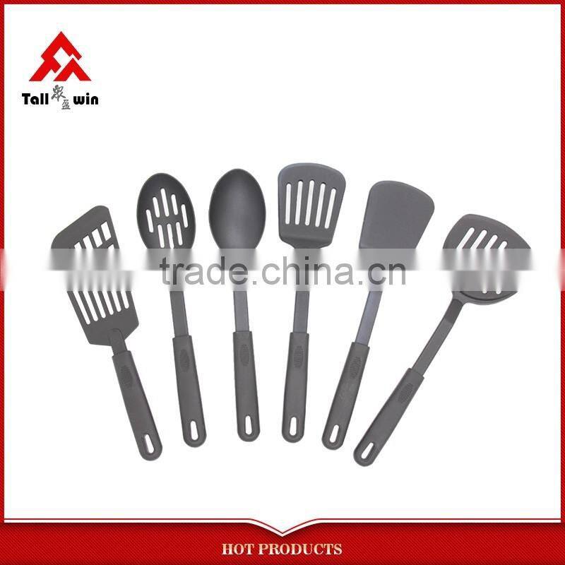 Stainless Steel Handle 5 Piece Nylon Kitchen Utensil Set