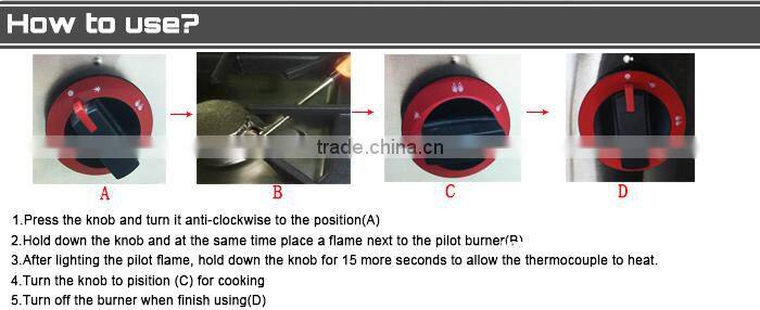 Gas Range Professional different types of cooking stoves