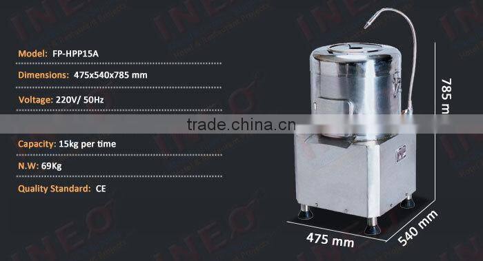 300kg/h Restaurant Commercial Electric Potato Peeling Machine/Sweet Potato Peeling Machine/Potato Peeling Machine For Sale