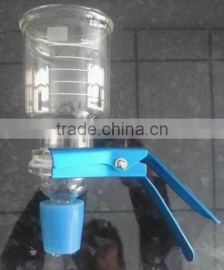 Solvent filtration apparatus /glass funnel/laboratory glass apparatus