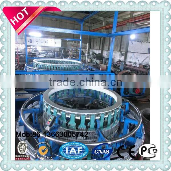 Mesh bag knitting machine for circular loom