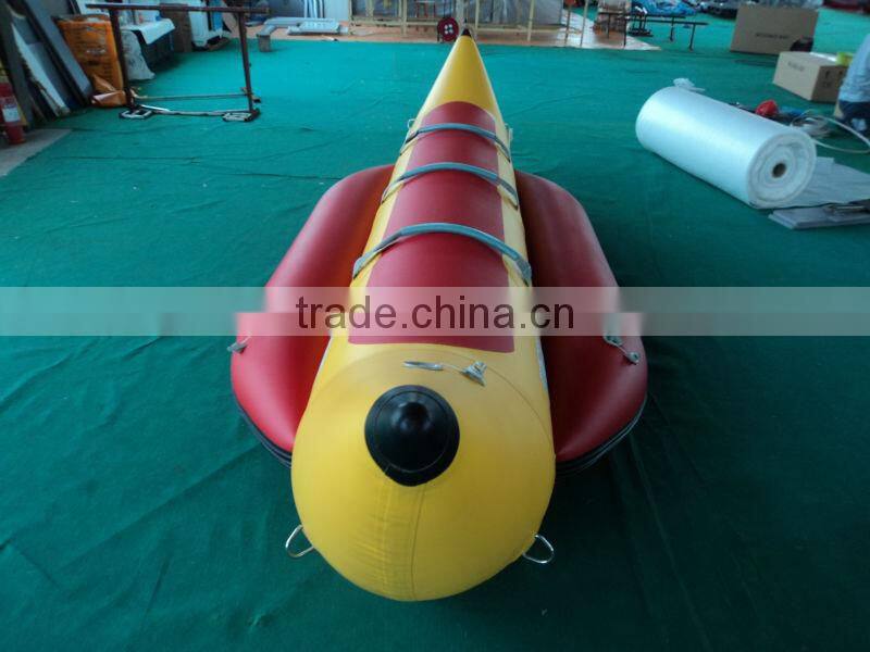 PVC material inflatable banana boat