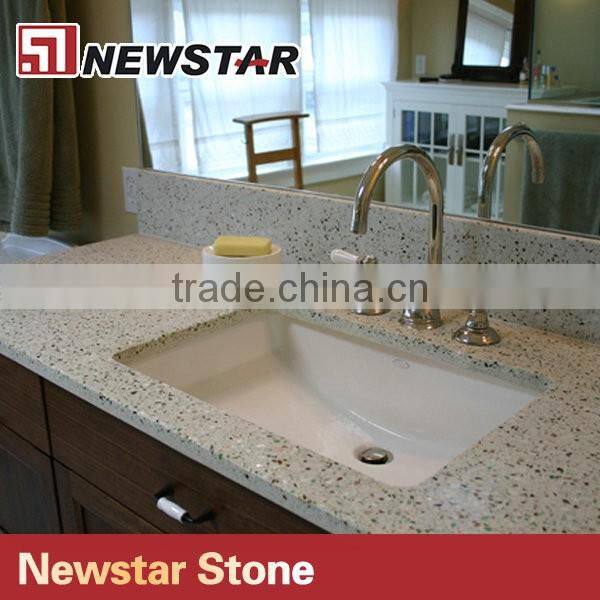 Newstar villa project artificial stone banjo vanity top