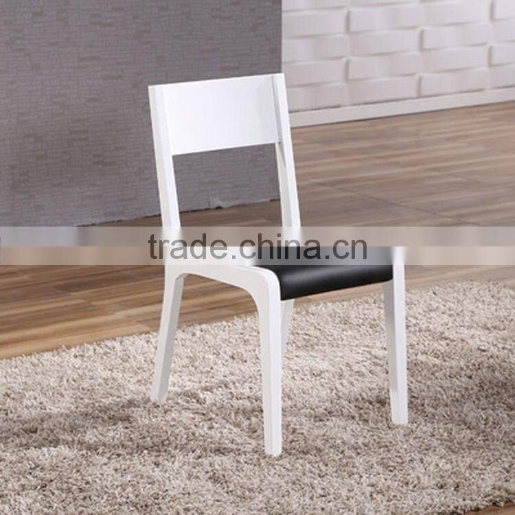 Solid wooden furniture dining chair, rattan dining chair wood relaxing chair