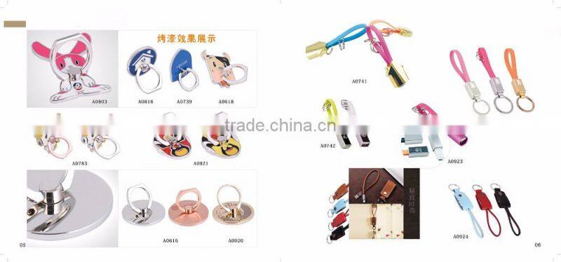 Custom Shape Cute Animal Design Finger Ring Phone Holder for Promotion