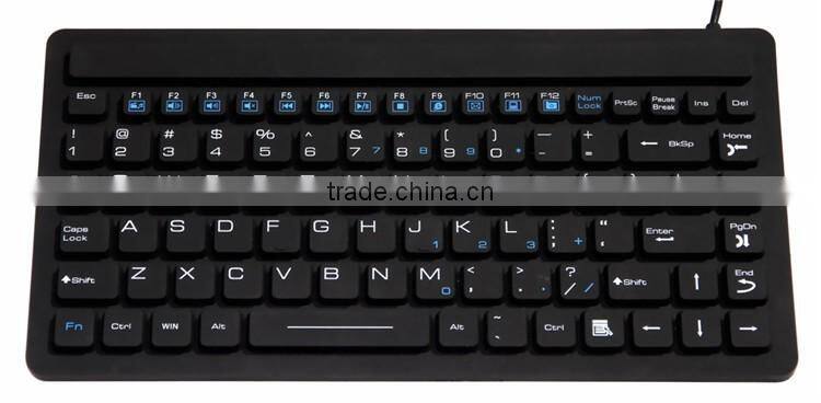 JH-IKB88 Silicone Industrial Keyboard rigid and rugged waterproof and washable USB and PS/2