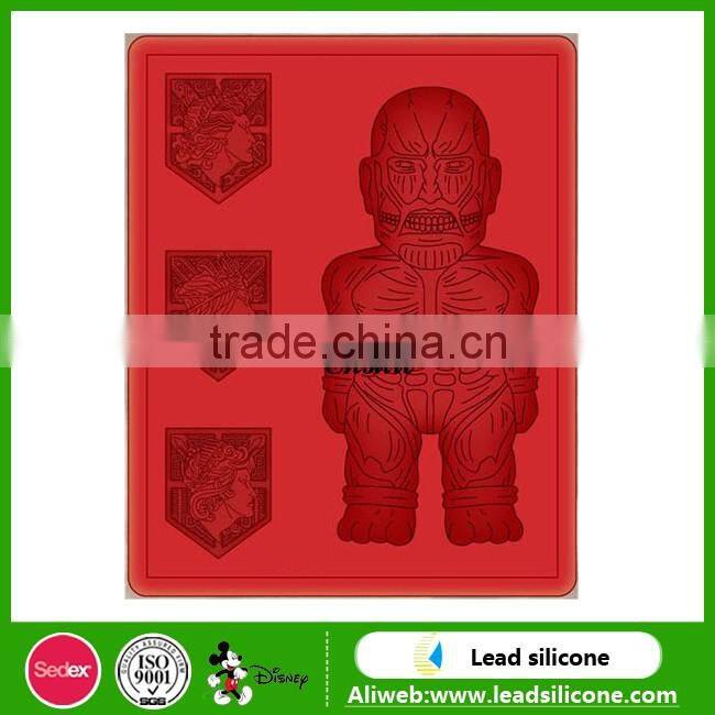 Factory wholesale personalized custom giant silicone ice cube tray