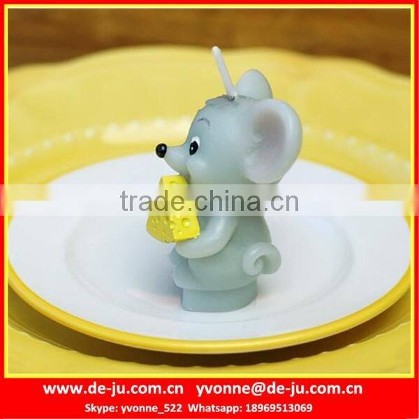 Small Mouse Tom Shaped Candle Wax Animal Figures