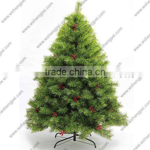 Hybrid tree PVC white bullet leaves pine nuts cherry collocation set Christmas tree