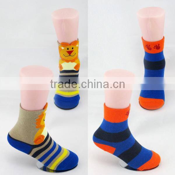 Lion Pattern cartoon cat baby sock