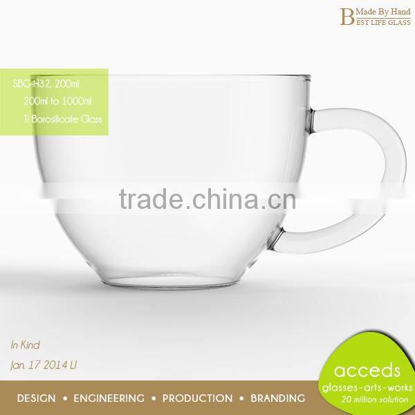 Different Types Cappuccino Cup with Handle