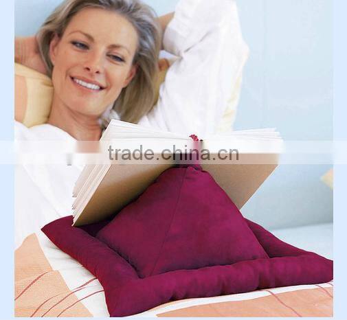 pyramid hands-free bookstand/book pillow/book stand