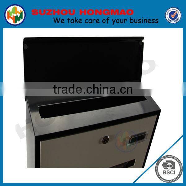 Multi colors large steel mounted letterbox for Europe