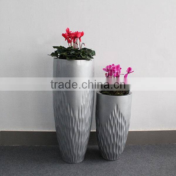 FO-237 Outdoor Garden Fiberglass flower planter for Decor