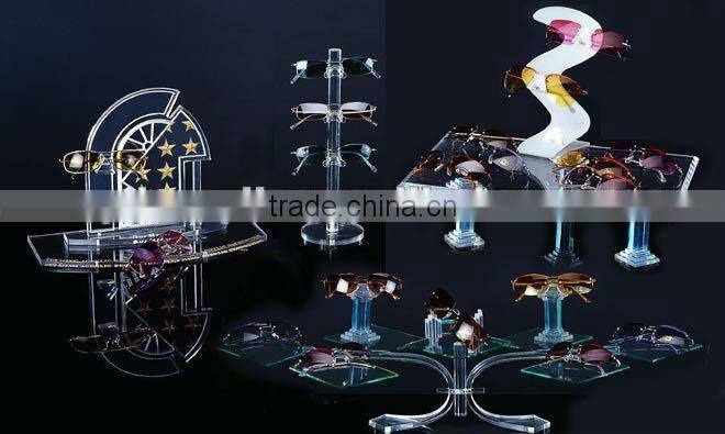 2015modern design Acrylic Sunglasses rack for Shop/cheap acrylic big sunglass display with high quality wholesale price China