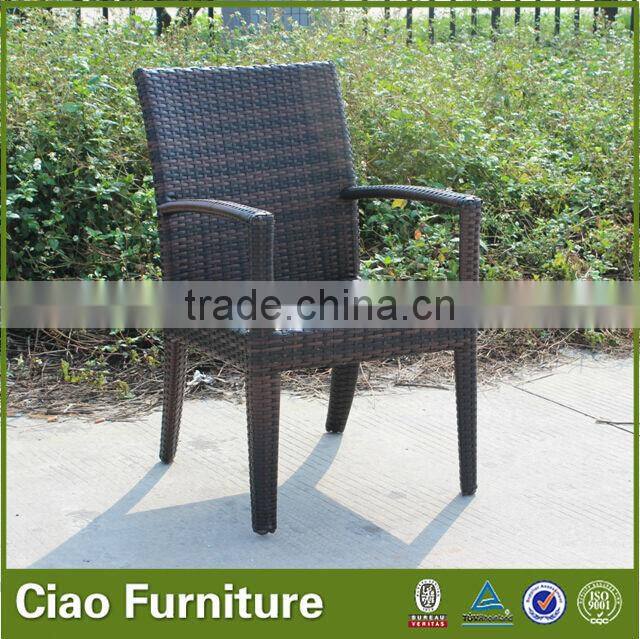 Modern wicker furniture cheap dining room chairs set of 4