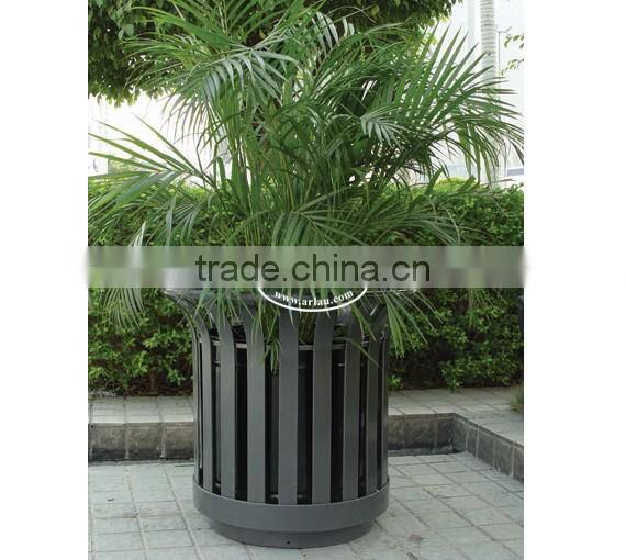 Wholesale outdoor wooden tall flower planters and pots garden products