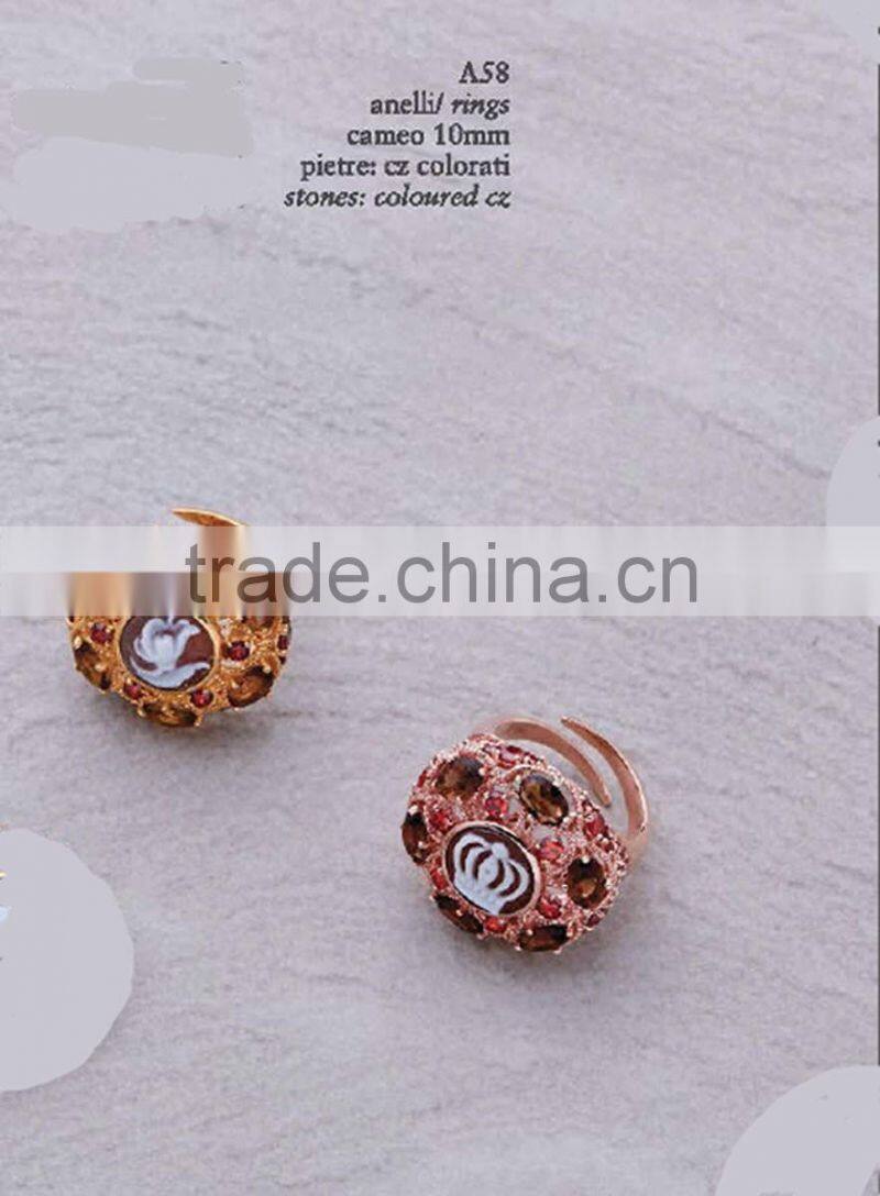 New product CAMEO ITALIANO hand made beautiful ring for gift