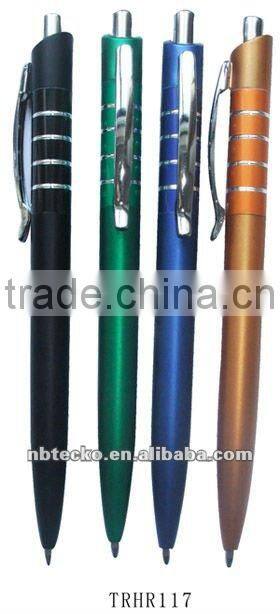 beautiful Promotional gift ball point pens with metal clip