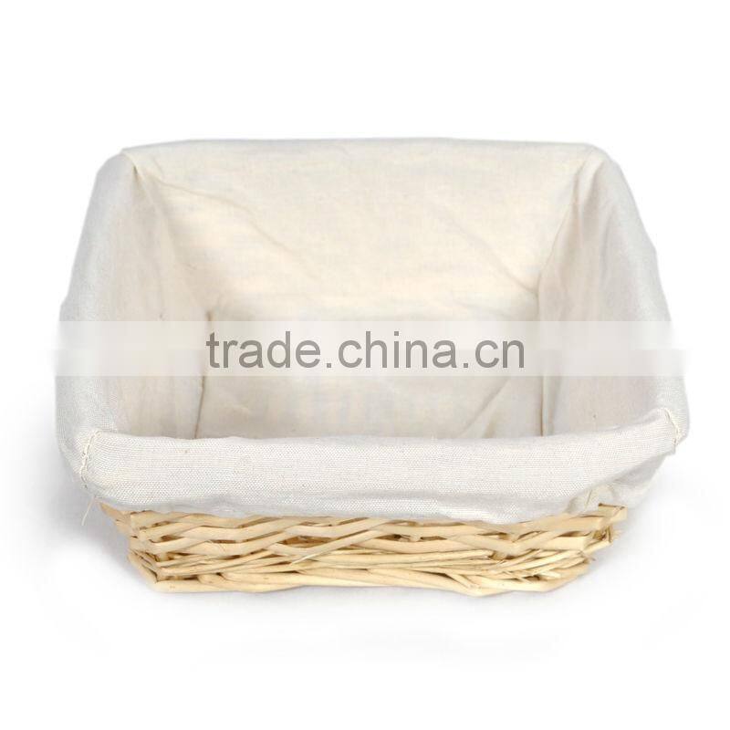 Big cheapest wicker storage basket with handle