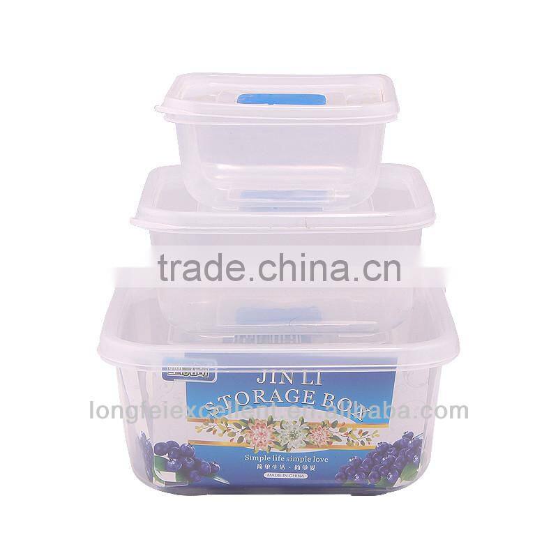 New product plastic food container box food storage box