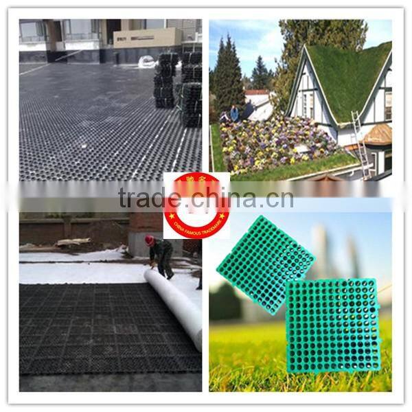 Storage and Drainage Board For Hanging Gardens and Roof gardens Plastic inter layer Board