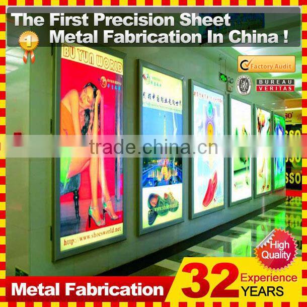 Advertising aluminum display led lightbox with 32 years in foshan