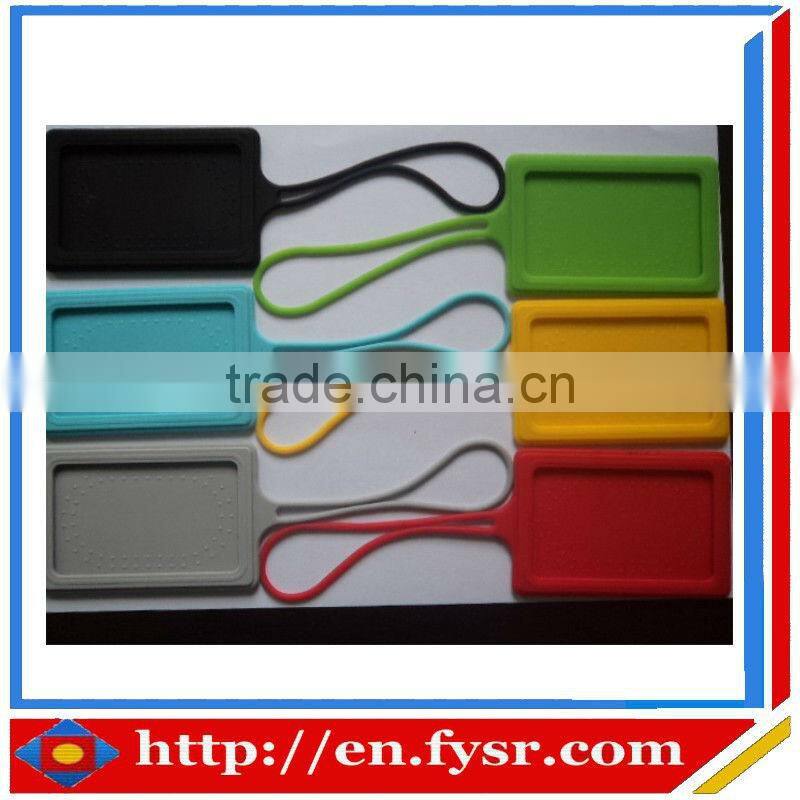 silicone handbag tag silicone luggage claim tag/bulk luggage tags