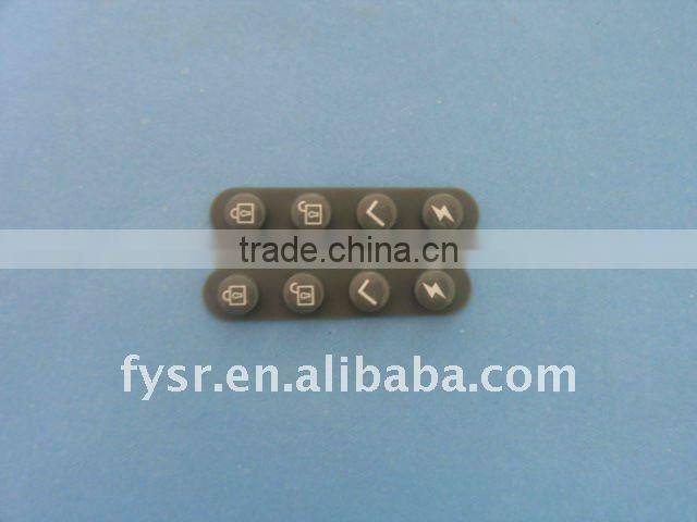 High Quality Customized silicone rubber keypad with carbon pills