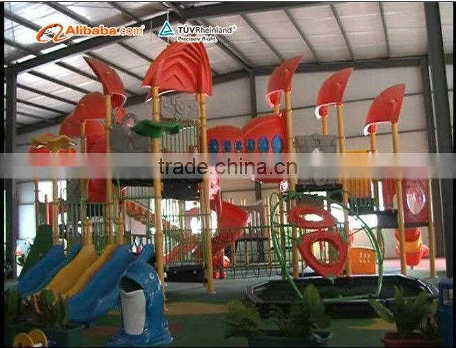 (HD-502 )Park , Kindergarten , and School promotion Discount Funny Plastic Children Tube Slide
